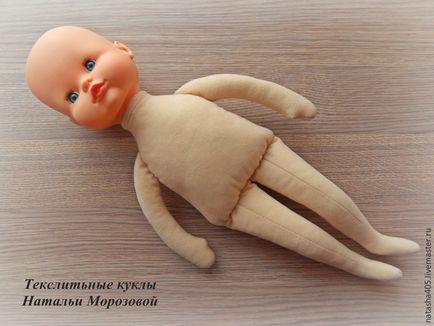 Шиємо тіло для пупса з пластикової головою - ярмарок майстрів - ручна робота, handmade