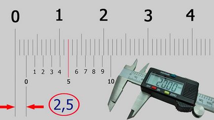 Caliper - dispozitiv, modul de utilizare a instrumentului, fotografie