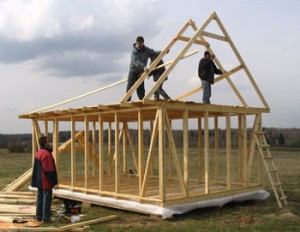Construcția de case de cadre în Serpukhov, compania - novoselplus