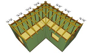 Construcția unui acoperiș de acoperiș