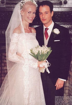 Esküvők század Claudia Schiffer és Matthew Vaughn