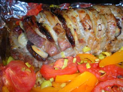 Свинина з в'яленими помідорами і овочами! Рецепт свинина з в'яленими помідорами і овочами! як
