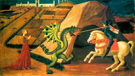 Sfântul Gheorghe, cuceritor al dragonului, în cultură și pictură, miracolul georgiei despre șarpe