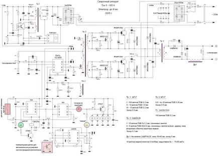 Circuit invertor de sudură - diagrama schematică a sudării invertorului