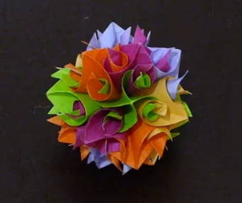 Schemele Kusudama - schemele origami - din hârtie - pagina 2 din 3