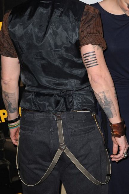 Tetoválás Johnny Depp