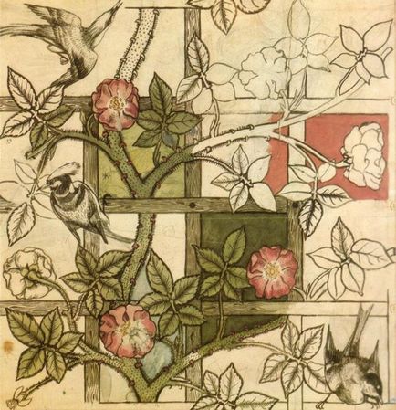 Designul textil al lui William Morris (william morris)