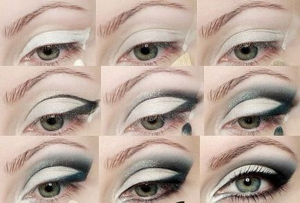 Dark makeup pentru opțiunile de potrivire a culorilor ochilor verzi
