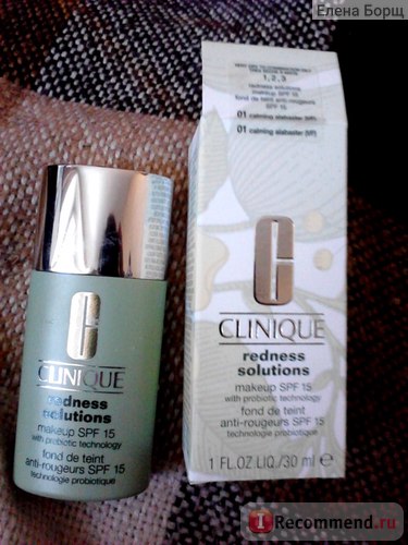 Тональний крем clinique redness solutions makeup spf 15 - «нарешті знайшла свій ідеальний