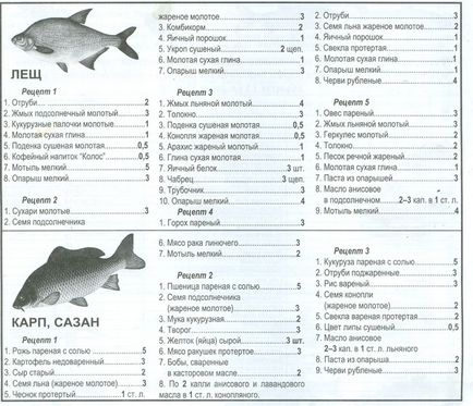 Brânză brută ca momeală pentru pește - pregătim o momeală pentru pești cu mâinile noastre, rețete