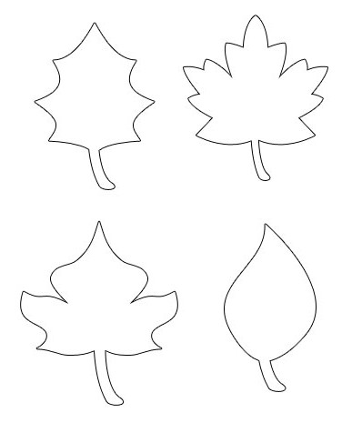 Візерунки з листя дерев - ідеї і фото