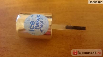 Верхнє покриття лаку для нігтів essence ice flakes effect (ефект колотого льоду) - «легкий іній на