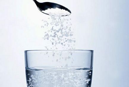 Soluție apă-sare cu diaree