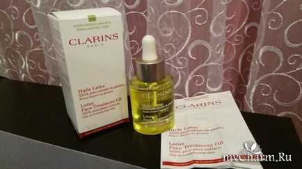 Magic facial oil from clarins! Clarins ulei facial pentru piele combinată sau grasă