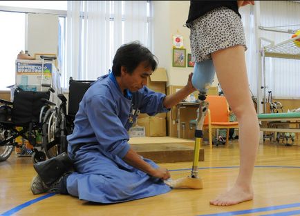 Japán Paralympians - a bonyolult fut a művégtagok