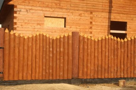 Fence palisade caracteristici montaj și fotografie garduri, casa de vis