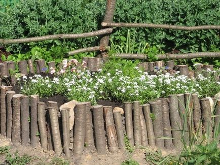 Gard garduri cu mâinile propriu decorative gard pentru o grădină de flori