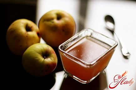 alma zselé ízletes és egészséges desszert