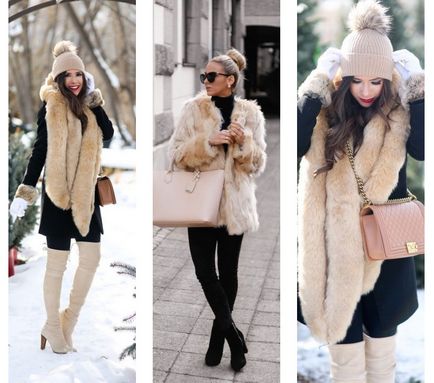 Moda de iarnă - stil de stradă - cum să arate elegant pe stradă