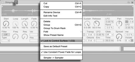 Ableton live control la distanță midi