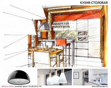 Arhitect-designer andrey lupi, NTV, raspuns la vila, proiect de proiectare a livingului si bucatarie, aer,