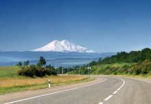 Cu autobuzul - sau cu mașina, regiunea Elbrus