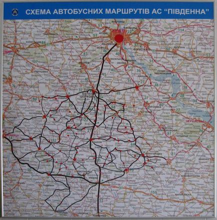 Stația de autobuz - sud - Kiev - telefon, adresă, program de autobuz, stație de autobuz