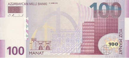 Azerbaijani manat, banii lumii