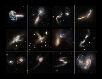 Un univers mare de galaxii care interacționează