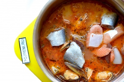 Bouillabaisse - rețetă pas cu pas cu o fotografie de gătit