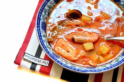 Bouillabaisse - lépésről lépésre recept, hogyan kell főzni fotókkal