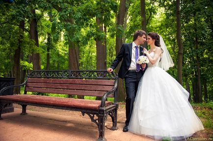 Tsaritsyno - esküvői fotó, fotó séta a Tsaritsyno palota (esküvő a kombi)