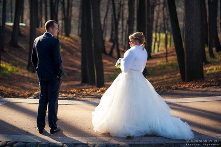 Tsaritsyno - esküvői fotó, fotó séta a Tsaritsyno palota (esküvő a kombi)