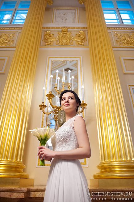 Царицино - весільна фотосесія, фото прогулянки в Царицинському палаці (весілля в садибі)
