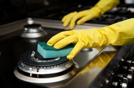 Чим чистити газову плиту з алюмінієвої поверхнею - чим почистити газову духовку - корисні