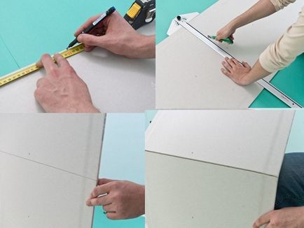 Cum de a tăia gips carton și cum să-l facă în mod corect