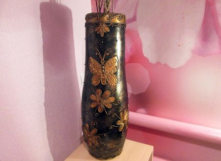 Vase de decor cu argilă polimerică, idei proprii, idei decoupage, decorațiuni cu țesături, fire și sticlă