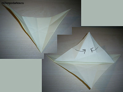 Tesszük kézműves origami papír „Jonathan Livingston Seagull”, egy balkezes-kézműves kezük