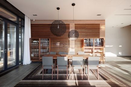 Дизайн інтер'єрів столових в приватних заміських будинках, особняках, котеджах, резиденціях