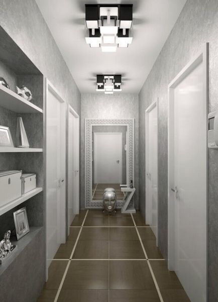 Folyosó design lakás