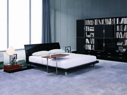 Дизайн спальні в стилі хай-тек, принципи і секрети