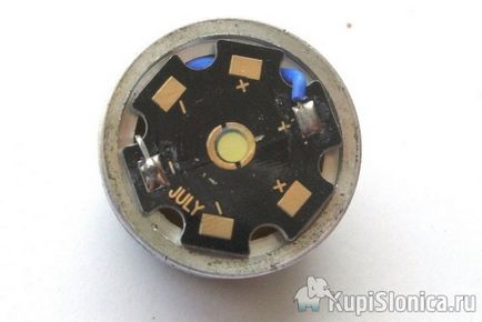 Modificarea lanternei led (driver și diode cree), ciphone