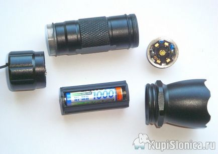 Modificarea lanternei led (driver și diode cree), ciphone