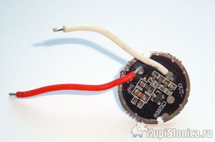 Modificarea lanternei led (driver și diode cree), ciphone