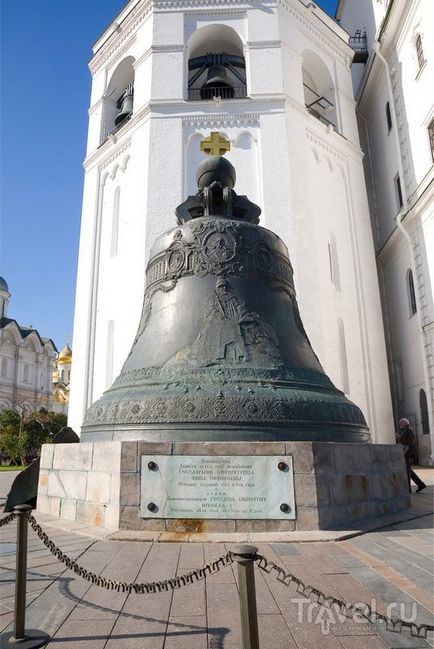 Пам'ятка москви цар-дзвін в кремлі