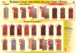 Kaiser ajtók (Kaiser) kínai termék műszaki felügyelete az Európai