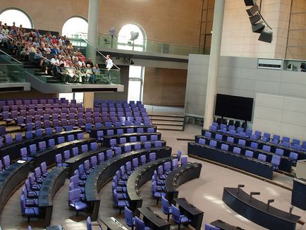 Kirándulás a Reichstag (Bundestag parlamenti ülésterem) Kirándulás a Reichstag