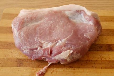 Escalope de carne de porc - o rețetă cu o fotografie