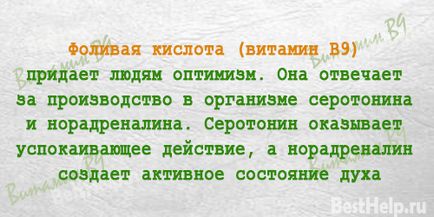 Фолієва кислота (вітамін В9), для чого потрібна, наслідки нестачі вітаміну b9