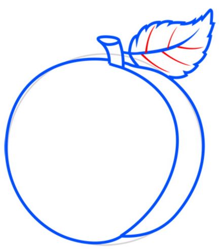Фрукти як намалювати персик